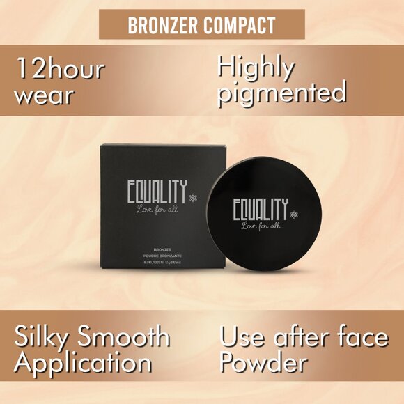 Brown Bronzer and Contour Compact with Smooth Texture - Picture 3 of 15